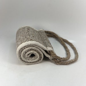 Hemp body back scrubber