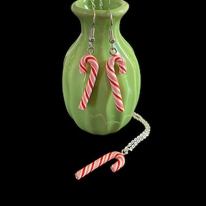 Mint Candy Earrings and Necklace Set