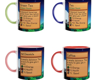 Stardew Valley Game Mug | Coffee / Tea / Hot Chocolate / Green Tea | Cosy Gaming Gift | Farm Pixel Art | FREE US/Can Delivery!