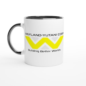 Weyland Yutani Mug | Cult Alien Movie Universe Gift | Weyland-Yutani Logo | 11oz / 15oz Ceramic