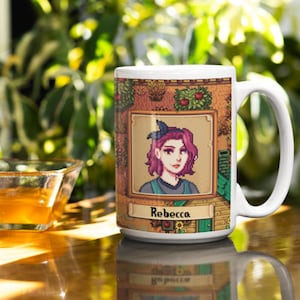 Stardew Valley Personalised Mug | YOUR Farm / Custom Avatar | 11oz/15oz Ceramic | Video Game Gift Idea | Cosy Gaming