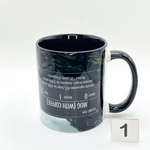 Skyrim Coffee Mug | SALE! | Seconds | Elder Scrolls | Stats Card | Scenery | Bargain 11oz/15oz