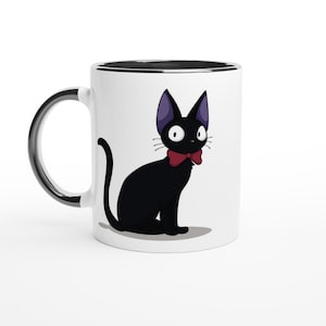 Jiji the Cat Mug | Studio Anime Kiki&#39;s Black Cat