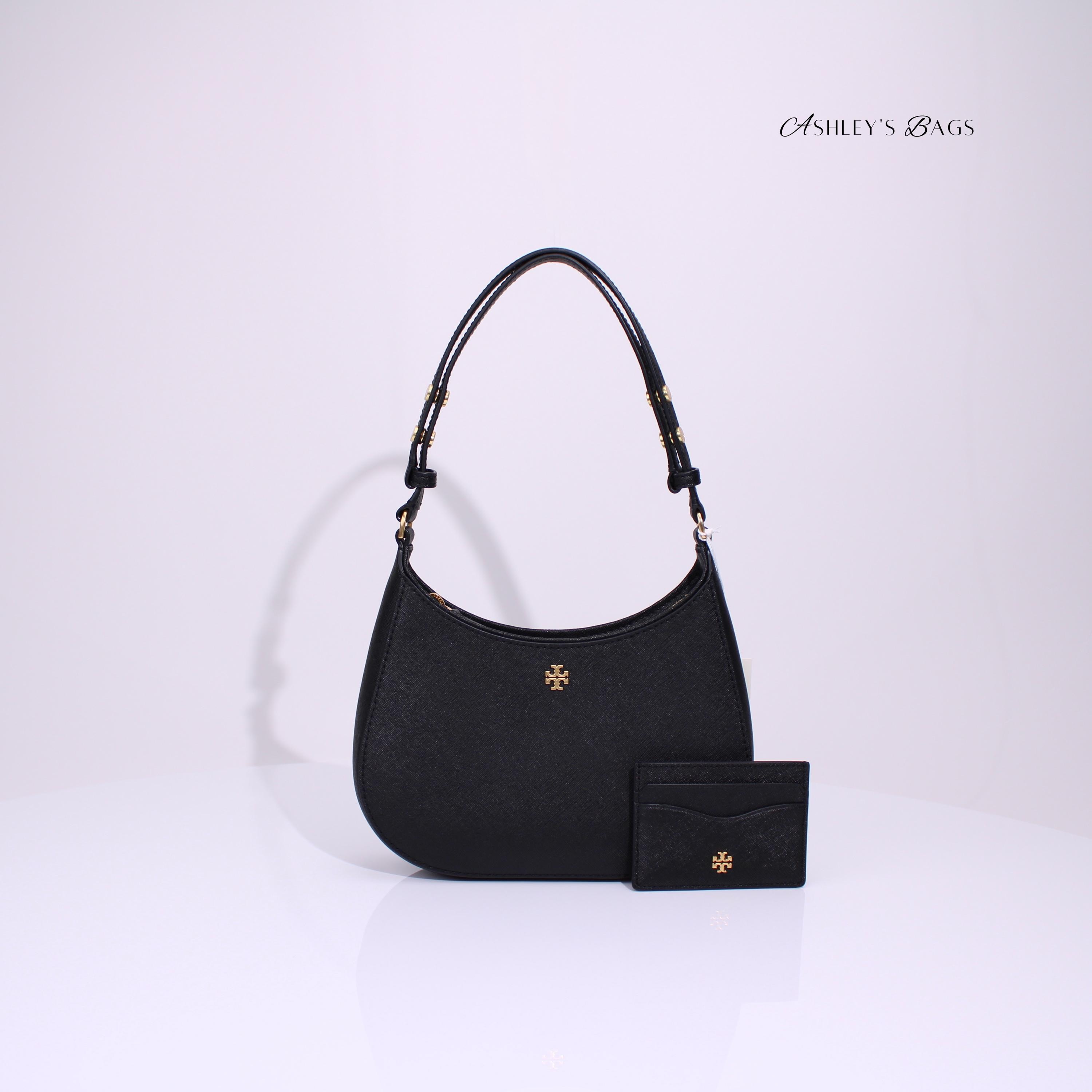 Tory Burch Emerson Saffiano Leather Shoulder Bag & Card Holder