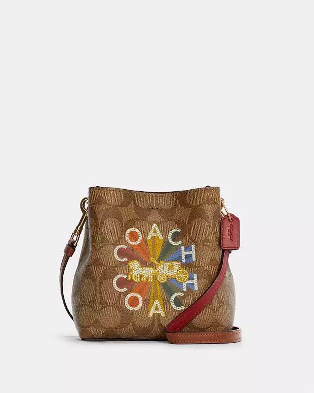 Coach town bucket bag small sale