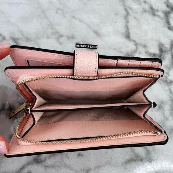 Kate Spade Madison Medium Compact Bifold Wallet In Co… Gem