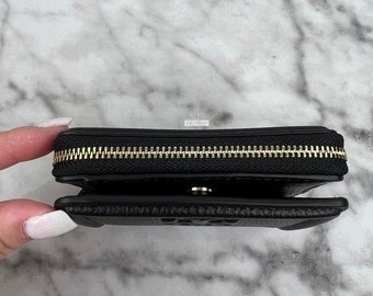 Tory Burch Thea Bifold Wallet in Black - Etsy