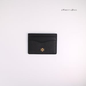 Cartera con tarjetero fino Emerson de Tory Burch en color negro