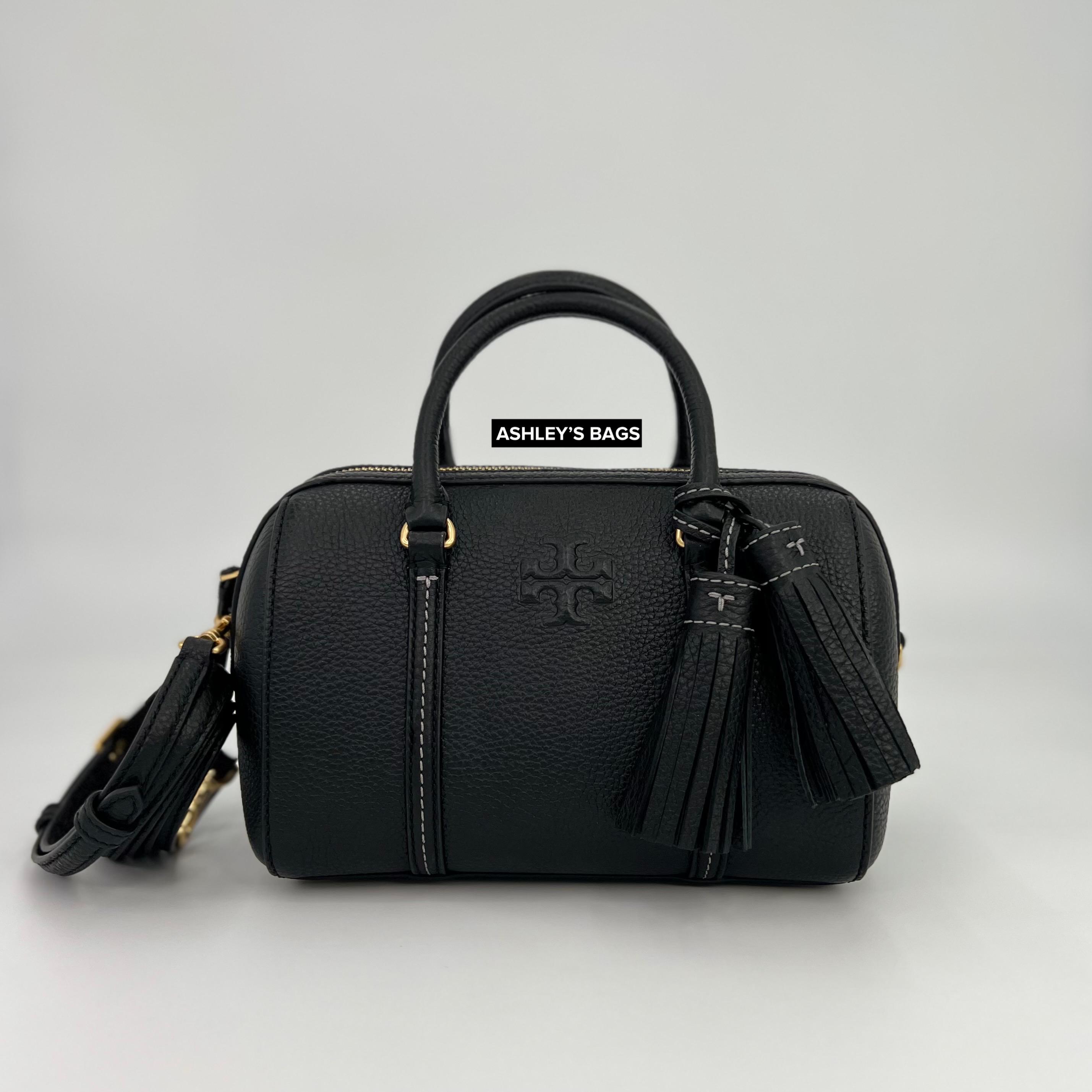Tory Burch Mini Thea Satchel Crossbody In Black