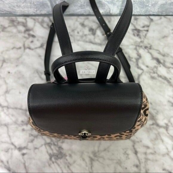 Kate Spade Graphic Leopard Print Adel Backpack - Etsy