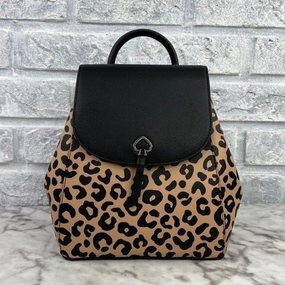 Cheetah print kate spade backpack Clearance