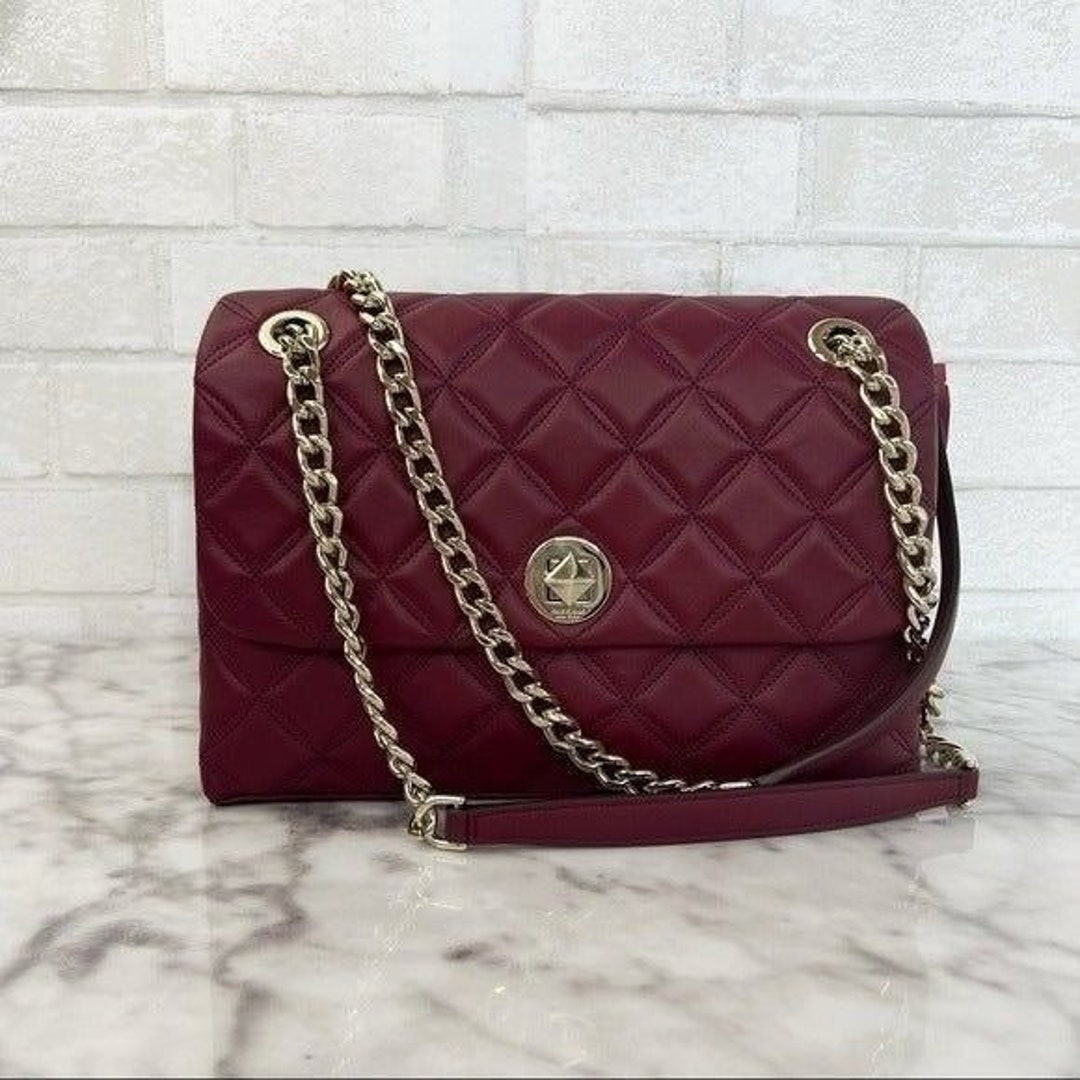 Kate Spade Carey Small Flap Smooth Quilted