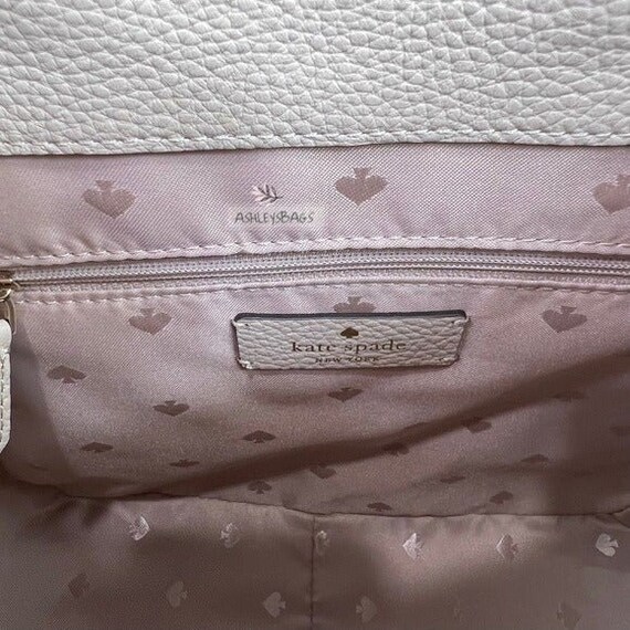 Kate Spade Leila Medium Flap Backpack Faux Shearling in  display picture 2