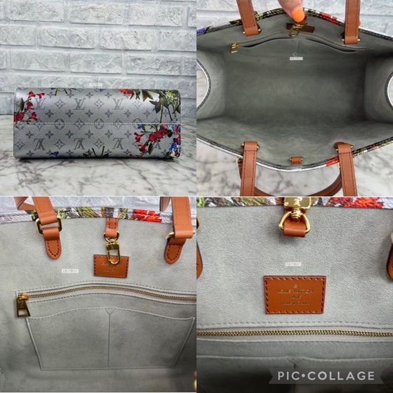 Louis Vuitton Limited Edition Garden Capsule Silber Blumenmonogramm OnTheGo MM Etsy