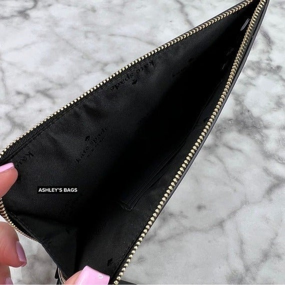 Kate Spade Lucy Jazzy Gingham Print Medium L-zip … - image 5