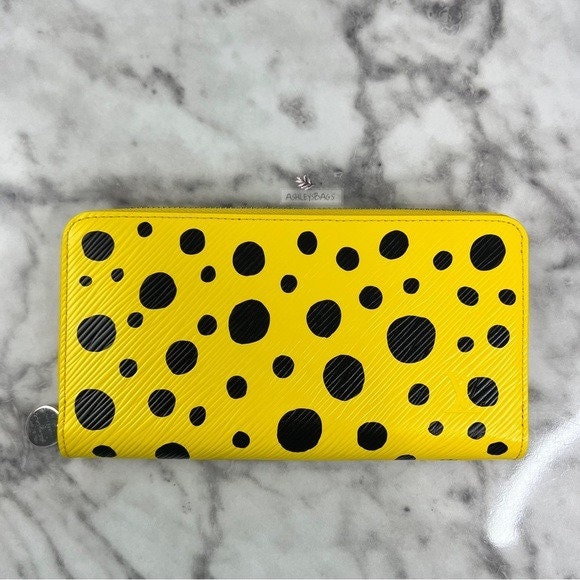 Louis Vuitton X Yayoi Kusama Zippy Wallet Epi Leather in