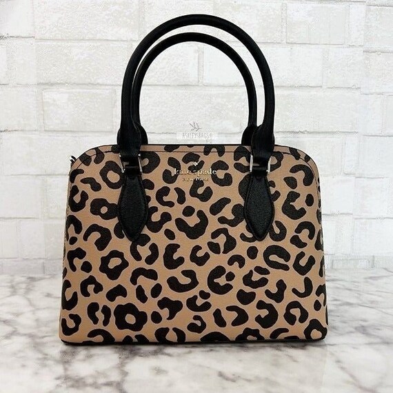 SPEAK EASY / MINI SHOULDER BAG -FAUX LEOPARD FUR-【BEIGE