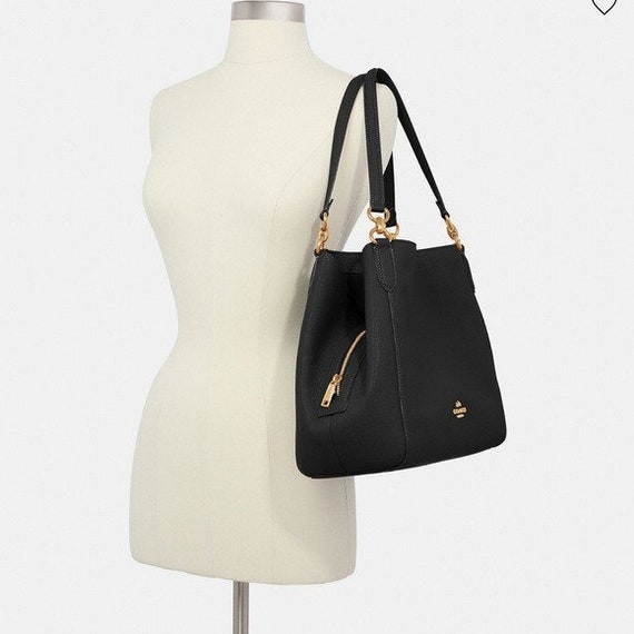 Coach Hallie Shoulder Bag In Black - image 4