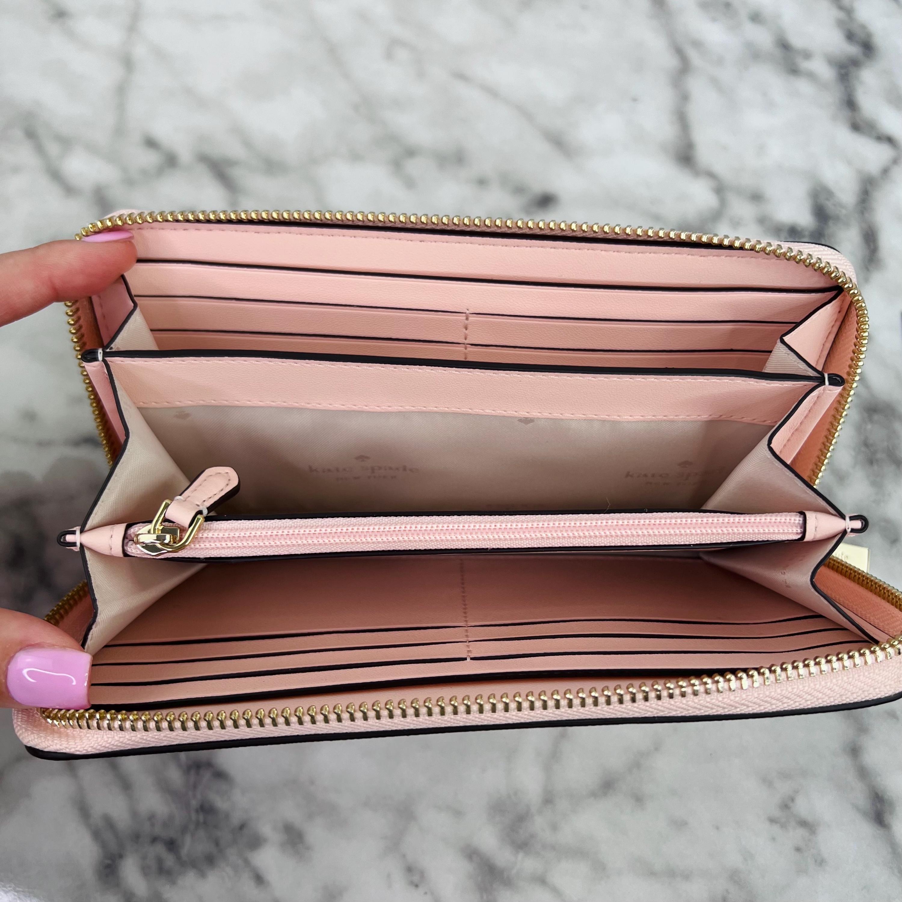 Kate Spade Madison Large Continental Wallet in Conch Pink - Etsy
