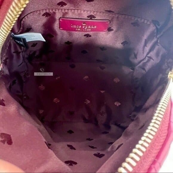 Kate Spade Natalia Burgundy Mini Convertible Leather  display picture 1