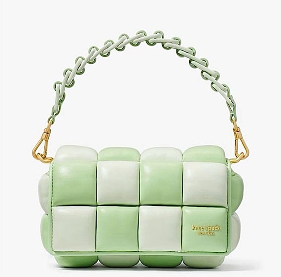 ショルダーバッグ・ポシェット GREEN STUFF Closed cross bag ivory L Kate Spade Boxxy Colorblocked East-west Crossbody in Serene