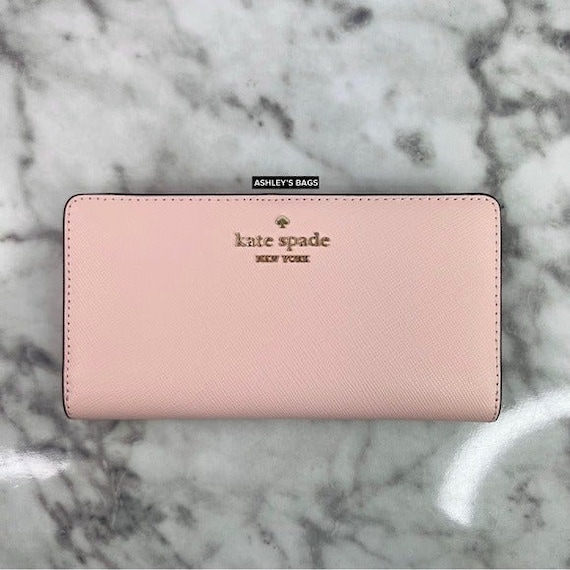 Kate Spade Madison Large Slim Bifold Wallet In Conch … - Gem