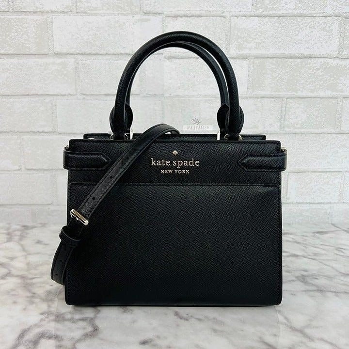 Kate Spade Staci Black Small Satchel Crossbody 