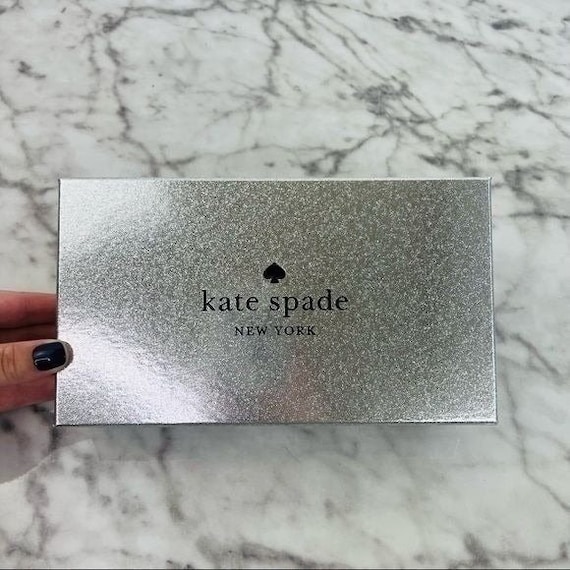 Kate Spade Shimmy Lola Greta Joeley Glitter Boxed Large Slim Card Holder Wallet Etsy