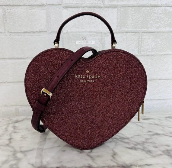 Kate Spade Love Shack Glitter Heart Purse Crossbody