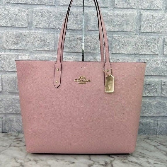 Coach Town Tote Shoulder Bag In Blossom Pink - image 2
