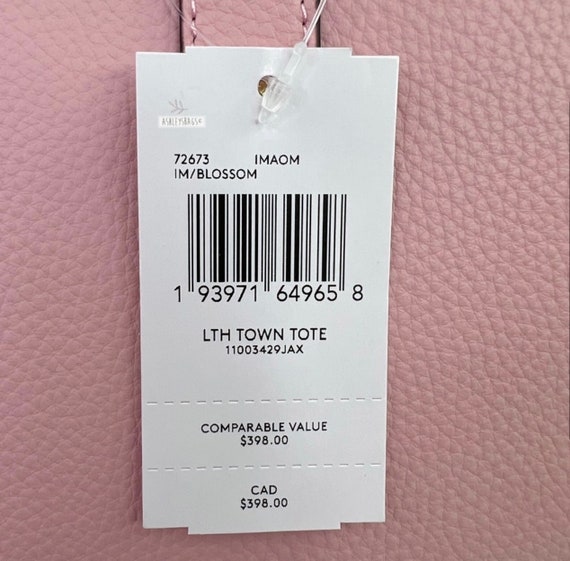 Coach Town Tote Shoulder Bag In Blossom Pink - image 10
