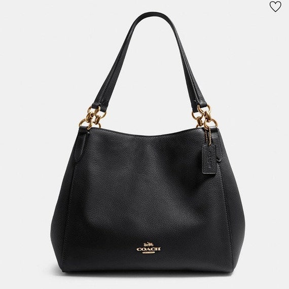 Coach Hallie Shoulder Bag In Black - image 1