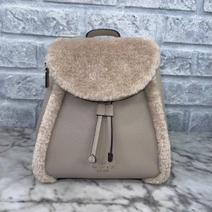 Shearling Backpack - Etsy
