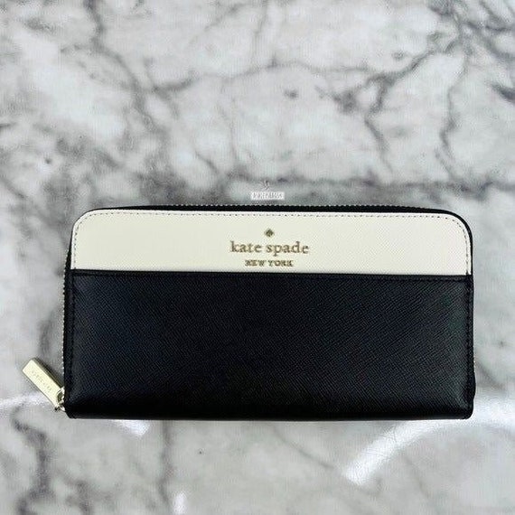 Kate Spade Colorblock Saffiano Leather Large Continental Wallet in