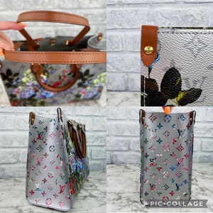 Louis Vuitton Limited Edition Garden Capsule Silver Floral Monogram OnTheGo MM image 9