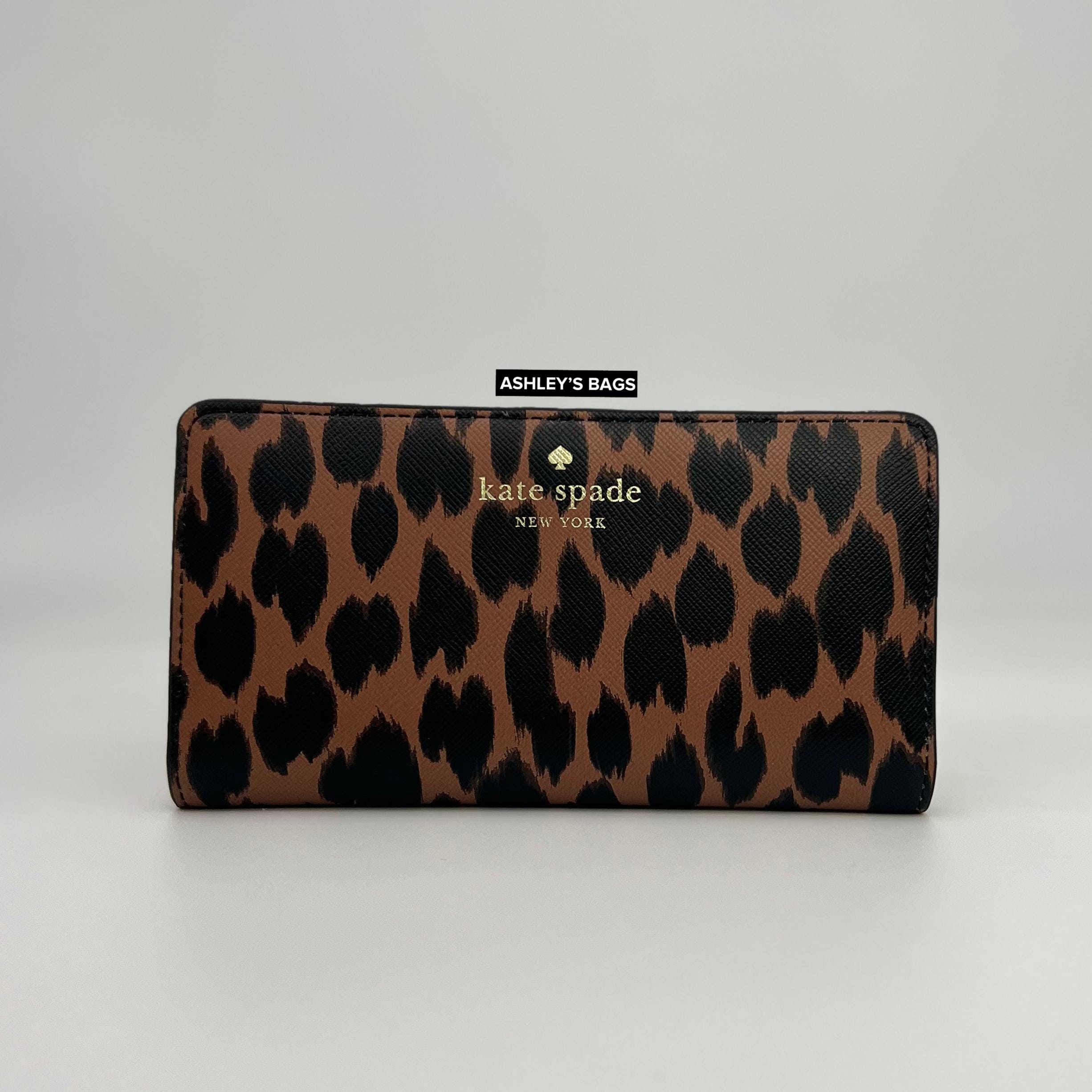 Kate spade cheetah wallet sale