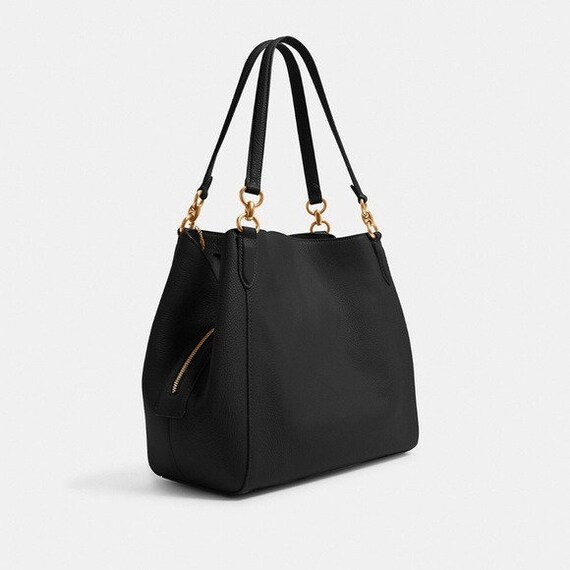 Coach Hallie Shoulder Bag In Black - image 2