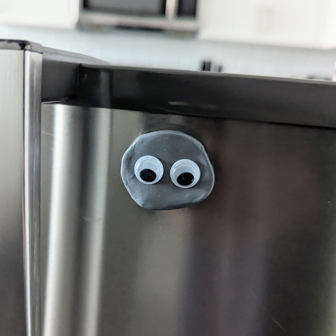Googly Eyes Rock Refrigerator Cute Kawaii Etsy