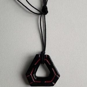 Identity disc Tron ARES pendant necklace