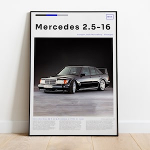 Mercedes Benz 2.5-16 Evo II Leinwanddruck