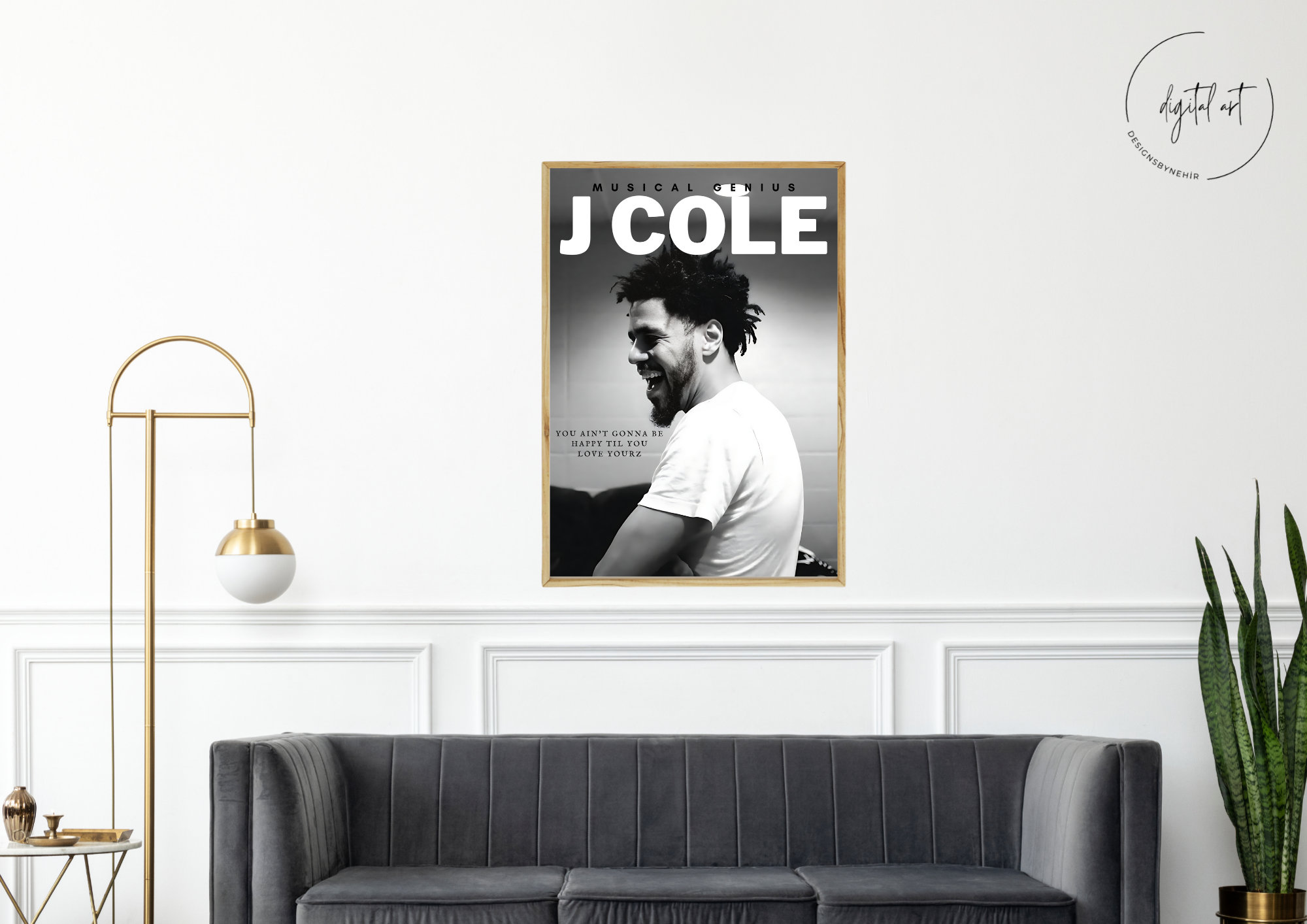J Cole Poster Rapper Poster Rapper Wall Art J Cole Wall Art Cole World