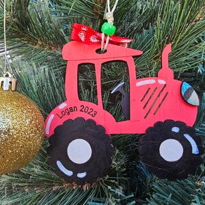 Ornement de tracteur | Décoration pour papa | Décoration pour grand-père | ornement de sapin de Noël | Ornement de ferme | Tracteur de Noël