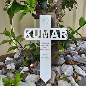 Pet memorial cross | Dog memorial cross | Cat memorial cross | Pet grave marker | Dog grave marker | Cat grave marker
