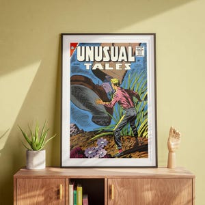 Unusual Tales, Vintage Wall Art, Classic Horror, Comic Book Poster, Retro Art DIGITAL DOWNLOAD