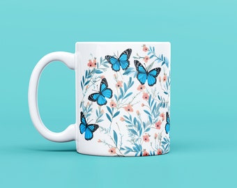 Beautiful Butterflies Mug | Colorful Butterfly