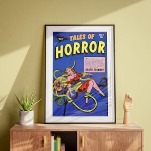 Tales of Horror, Vintage Wall Art, Classic Horror, Comic Book Poster, Retro Art DIGITAL DOWNLOAD