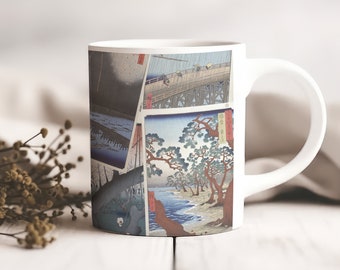 Vintage Japanese Artwork Mug | Kyoto Japan, Japanese Aesthetic, Classic Artwork