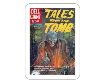 Tales from the Tomb #1 | Kiss-Cut Sticker | Vintage Comics, Classic Artwork, Comic Art, Comic Books,