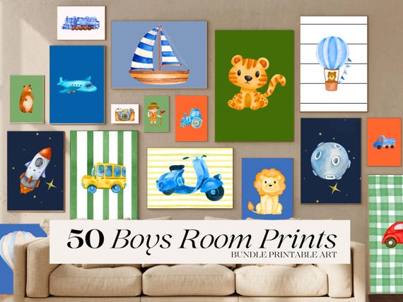 Boys Room Wall Art