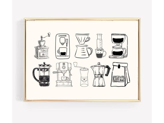 Coffee Print , Cozy Coffee Poster
